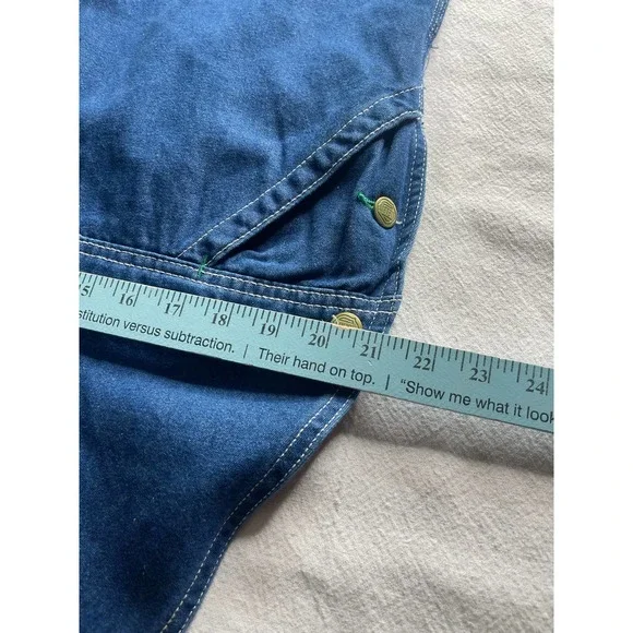 Liberty Men's Stonewashed Denim Bib Overall 38W x 30L, - Picture 11 of 16